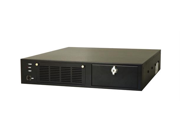RACK-220GB 2U, for PICMG 1.0 SBC, Black 